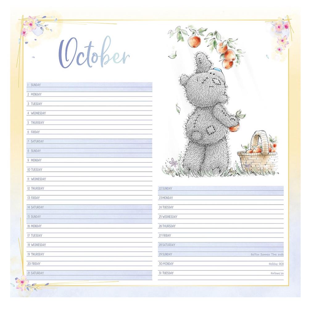 2023 Me to You Bear Classic Square Calendar Extra Image 1